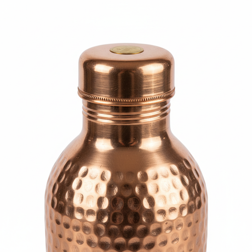 Pure Copper Water Bottle 1 Liter - Ayurvedic Health Benefits